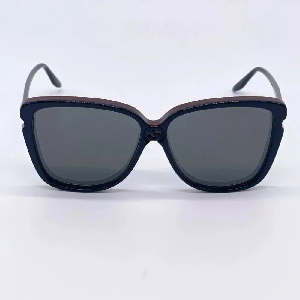 Sale! New Gucci Women's 63mm Black and Brown Sunglasses! - Picture 6 of 8